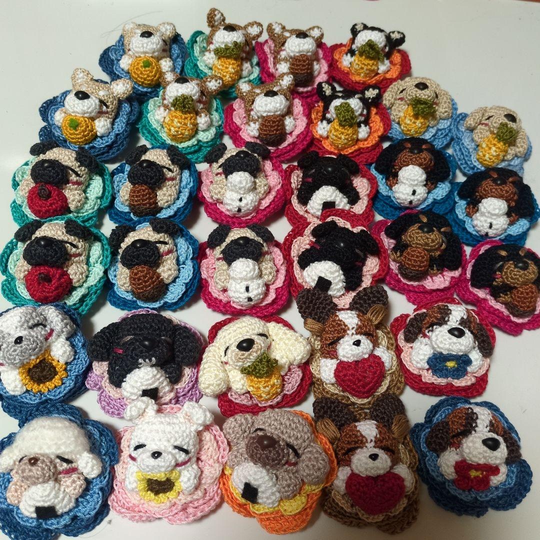 花付きあみぐるみ　39個