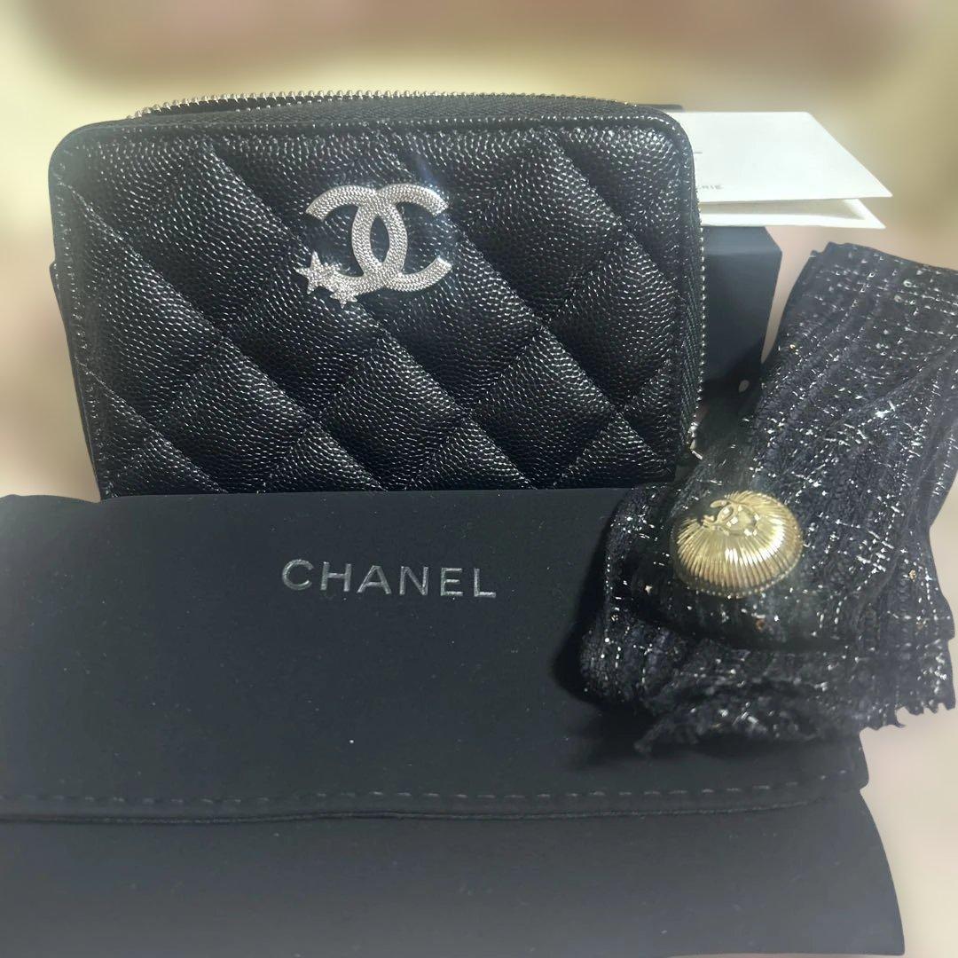 CHANEL パース　ミニ財布　 スターココマーク