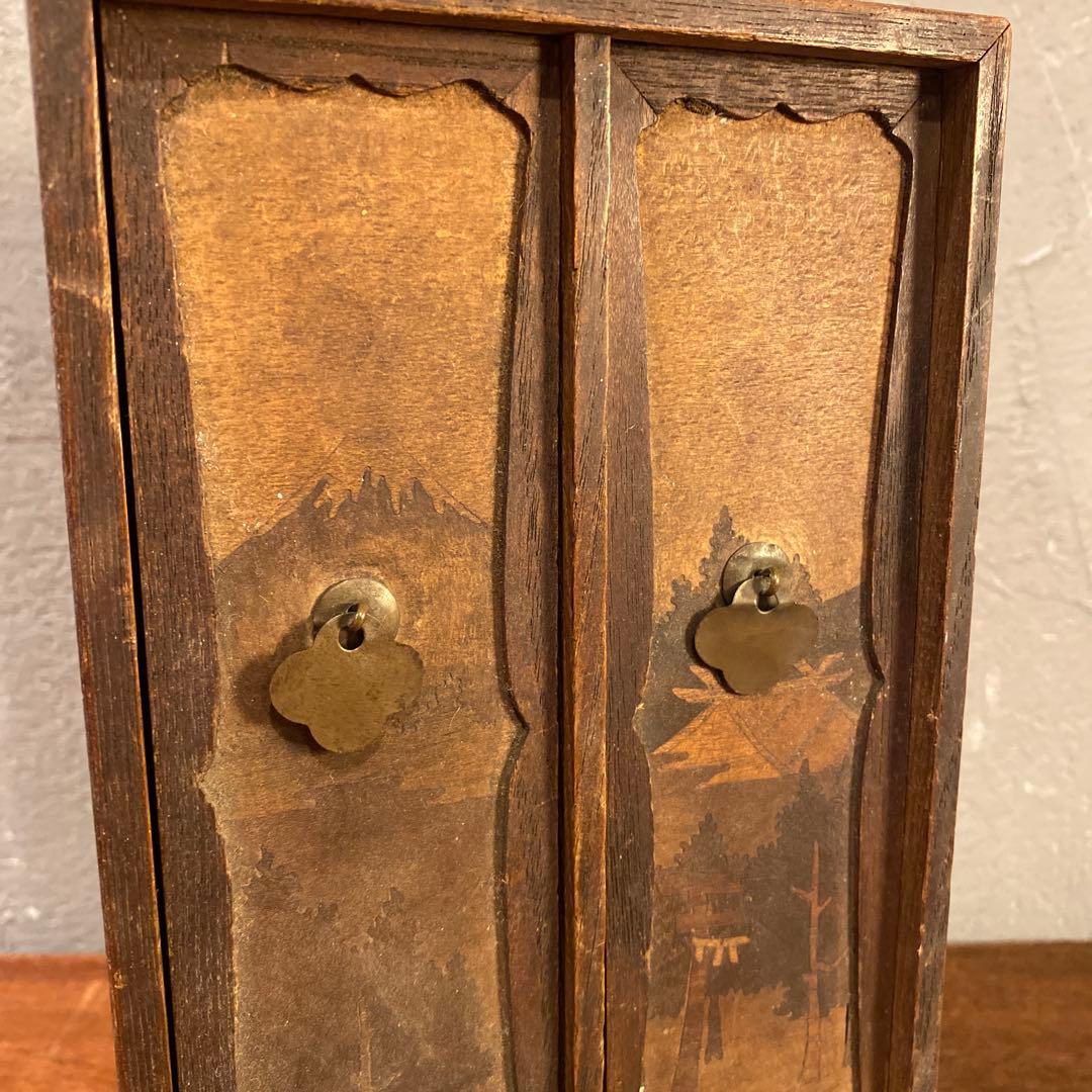 大正12年 百人一首 共箱付き 富士絵 骨董品 時代物 コレクション 印刷物