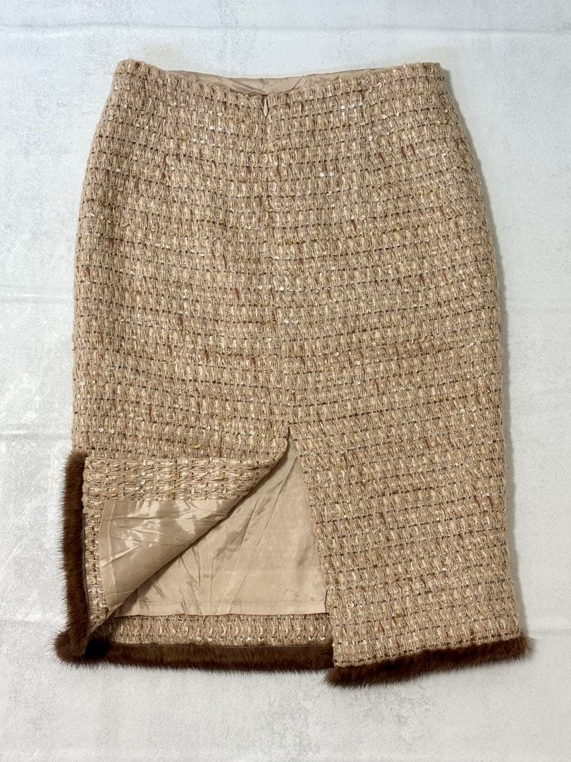 BLUMARINE ツイード タイトスカート ひざ丈
