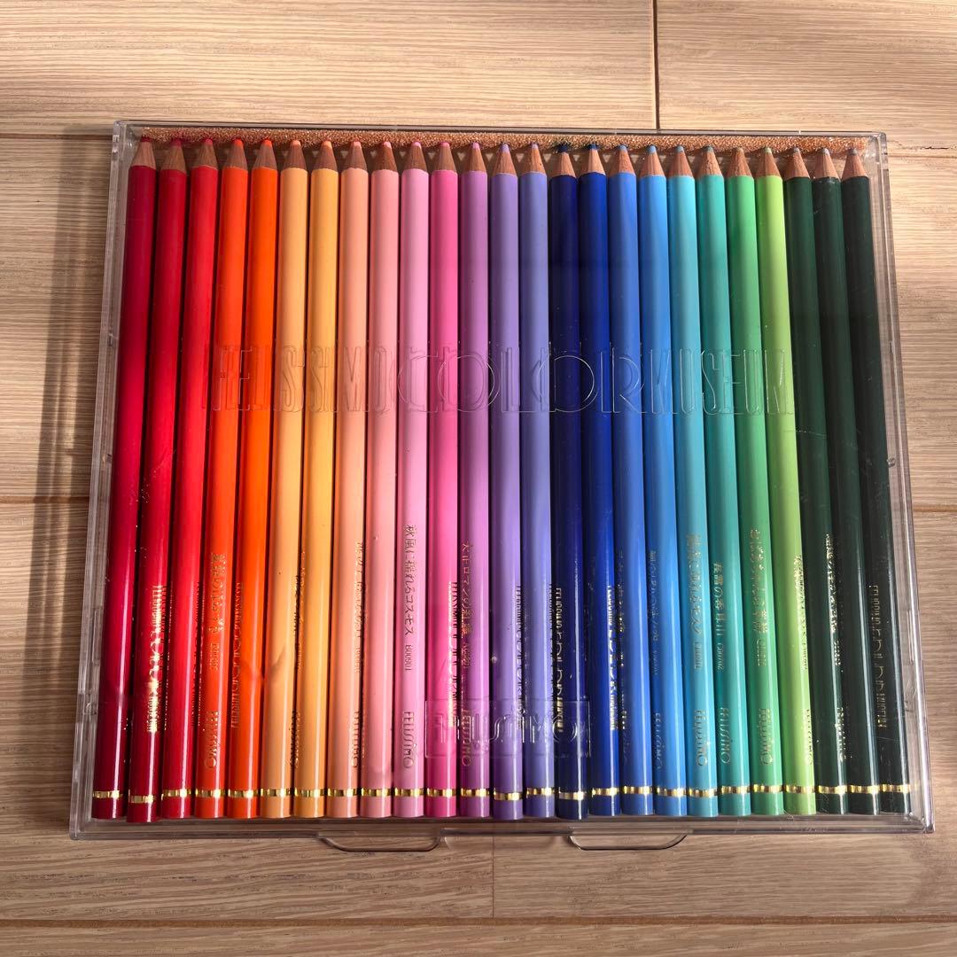 フェリシモ　500色（内の300色）　色鉛筆　のっぽ