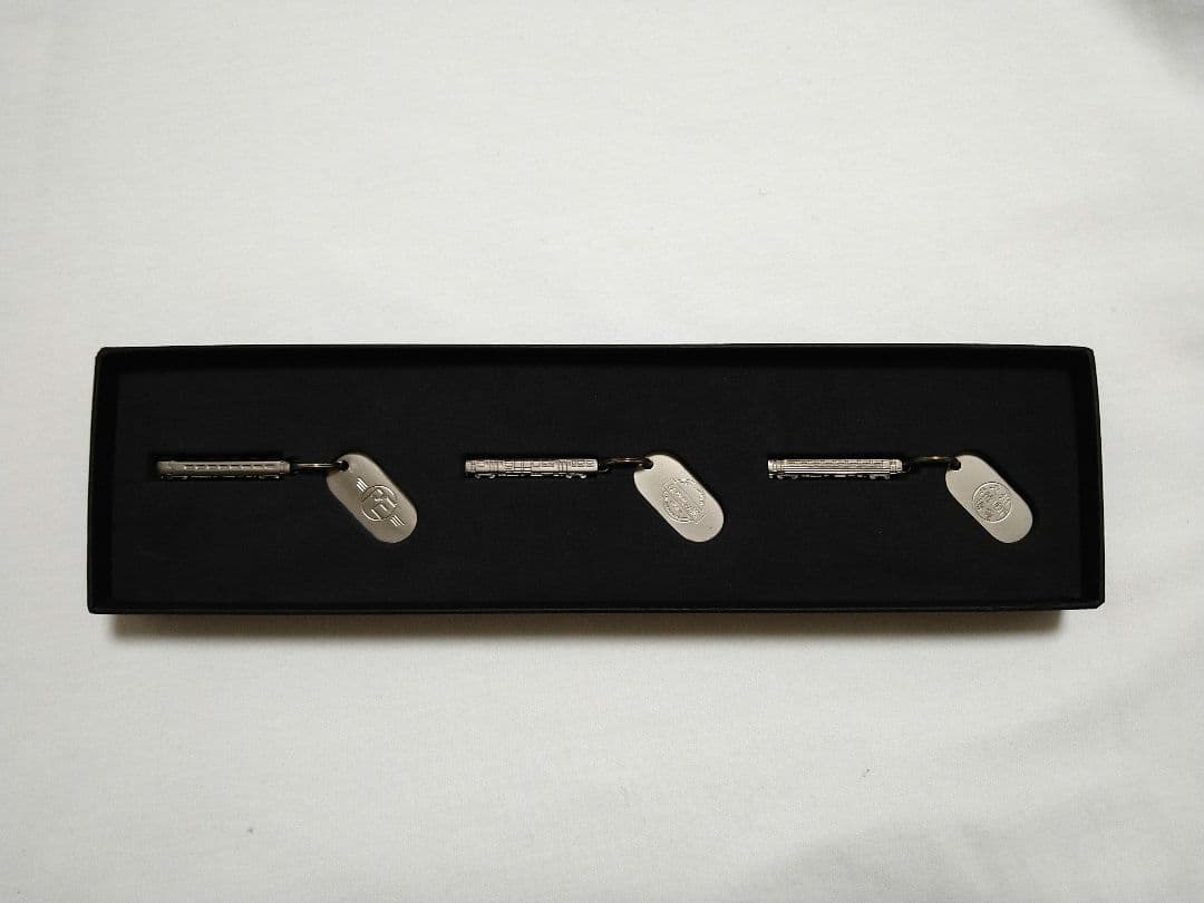 JR九州20周年　キーホルダー型ミニチュアトレイン