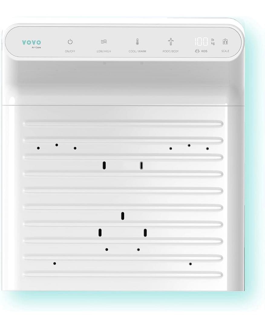 フット& ボディドライヤー 体重計付き 全身/足乾燥区分 温度&風量調節可能