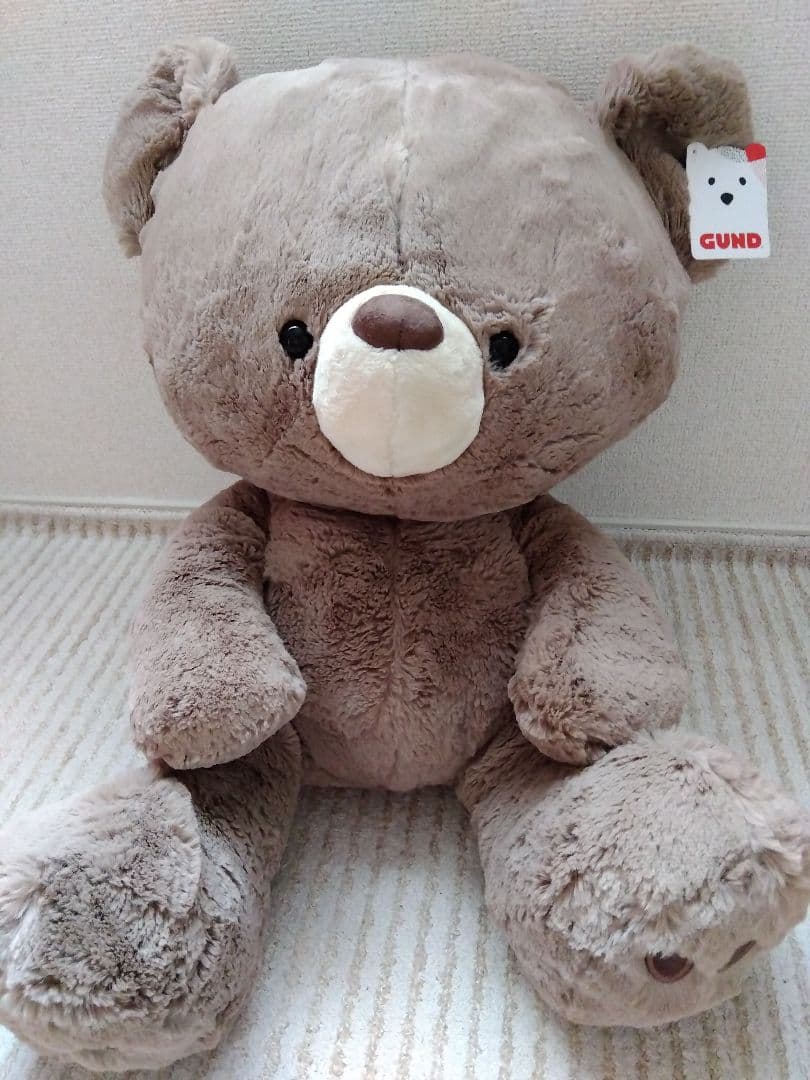 GUND　くま　特大　ぬいぐるみ　海外　限定　癒し　ふわふわ