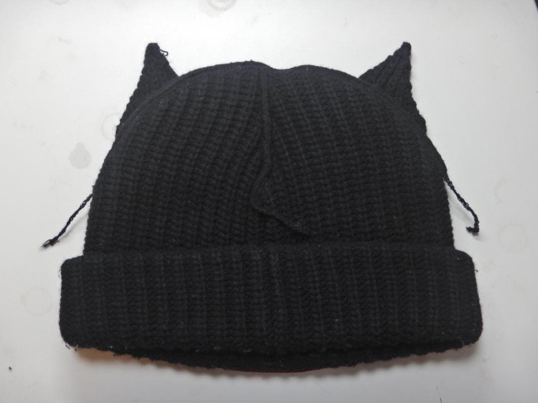 Charles Jeffrey Loverboy 猫耳ニット帽 ブラック