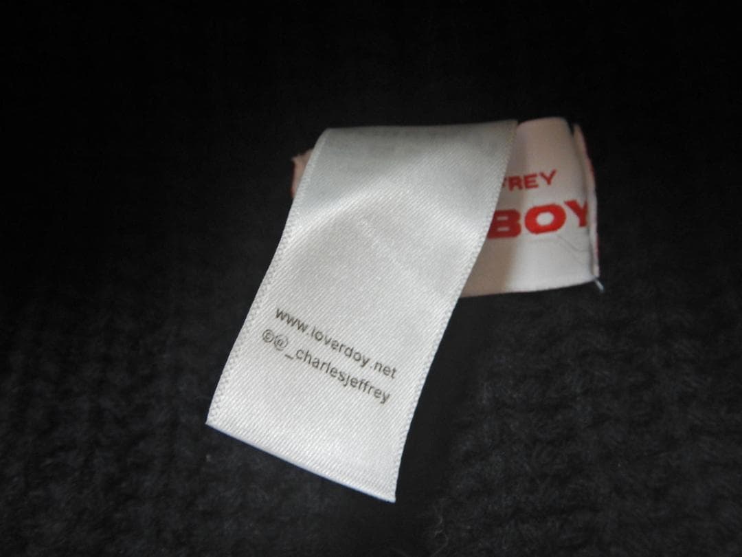 Charles Jeffrey Loverboy 猫耳ニット帽 ブラック