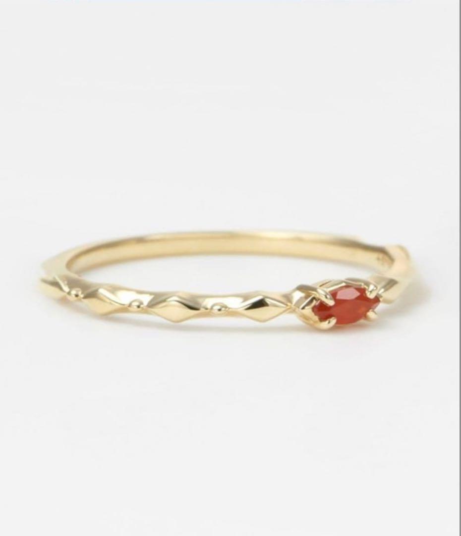 【NOJESS】K10マーキスカーネリアンリング