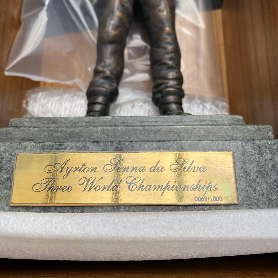 新品！超希少！世界1,000体限定　アイルトンセナ　ブロンズ像　69/1000