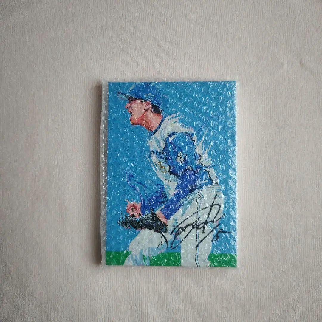 元日本ハムファイターズ　ソフトバンクホークス上沢直之選手の 直筆サイン入り