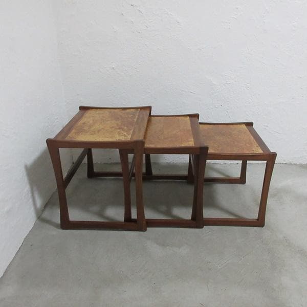 イギリス ビンテージ 家具 G-PLAN ジープラン ネストテーブル 6728d