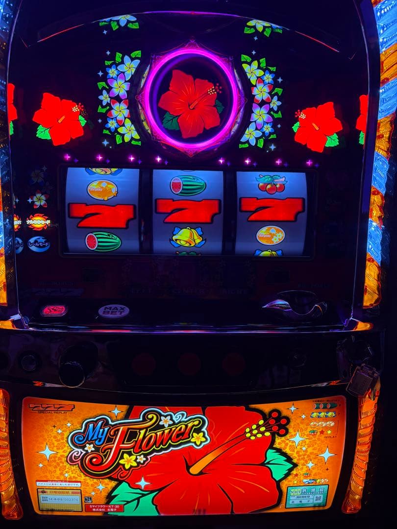 引き取り限定 パチスロ マイフラワー 北電子 不要機付