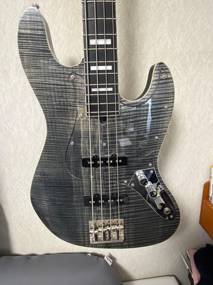 ベース Bacchus WL4-FM CUSTOM III BLK/OIL