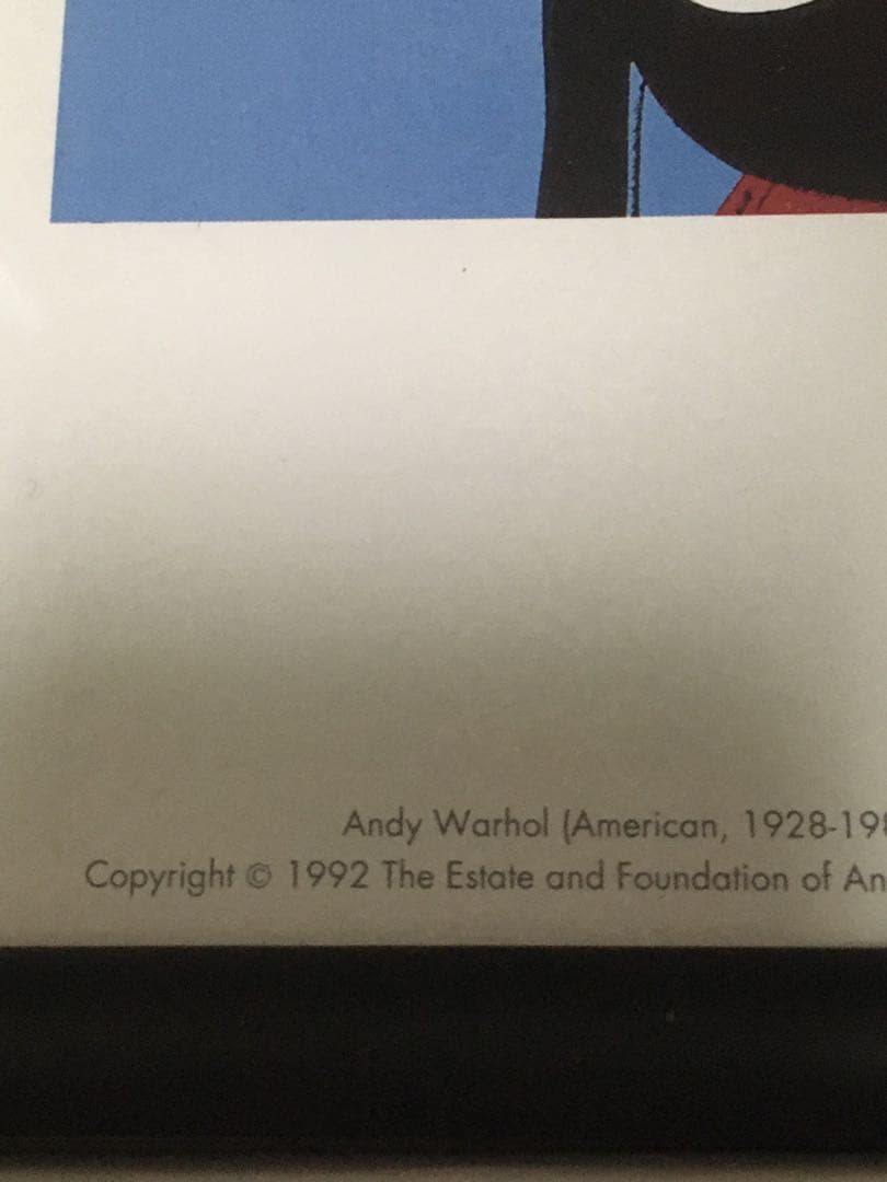 アンディウォーホル、ミッキーマウス　1992s.90s 美品