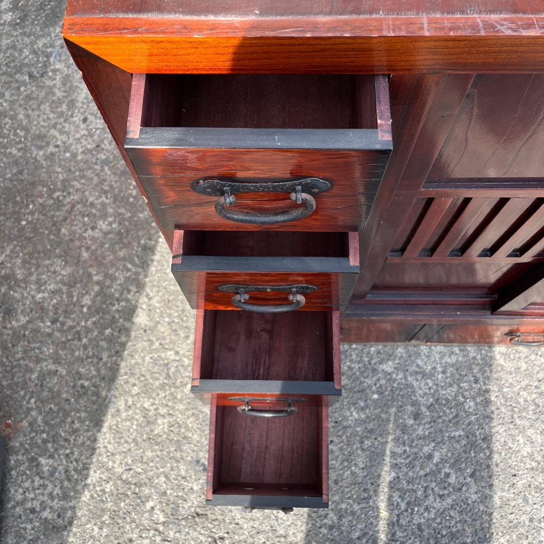 箪笥 民芸箪笥 和箪笥 和タンス 両面式 茶箪笥 レトロ家具