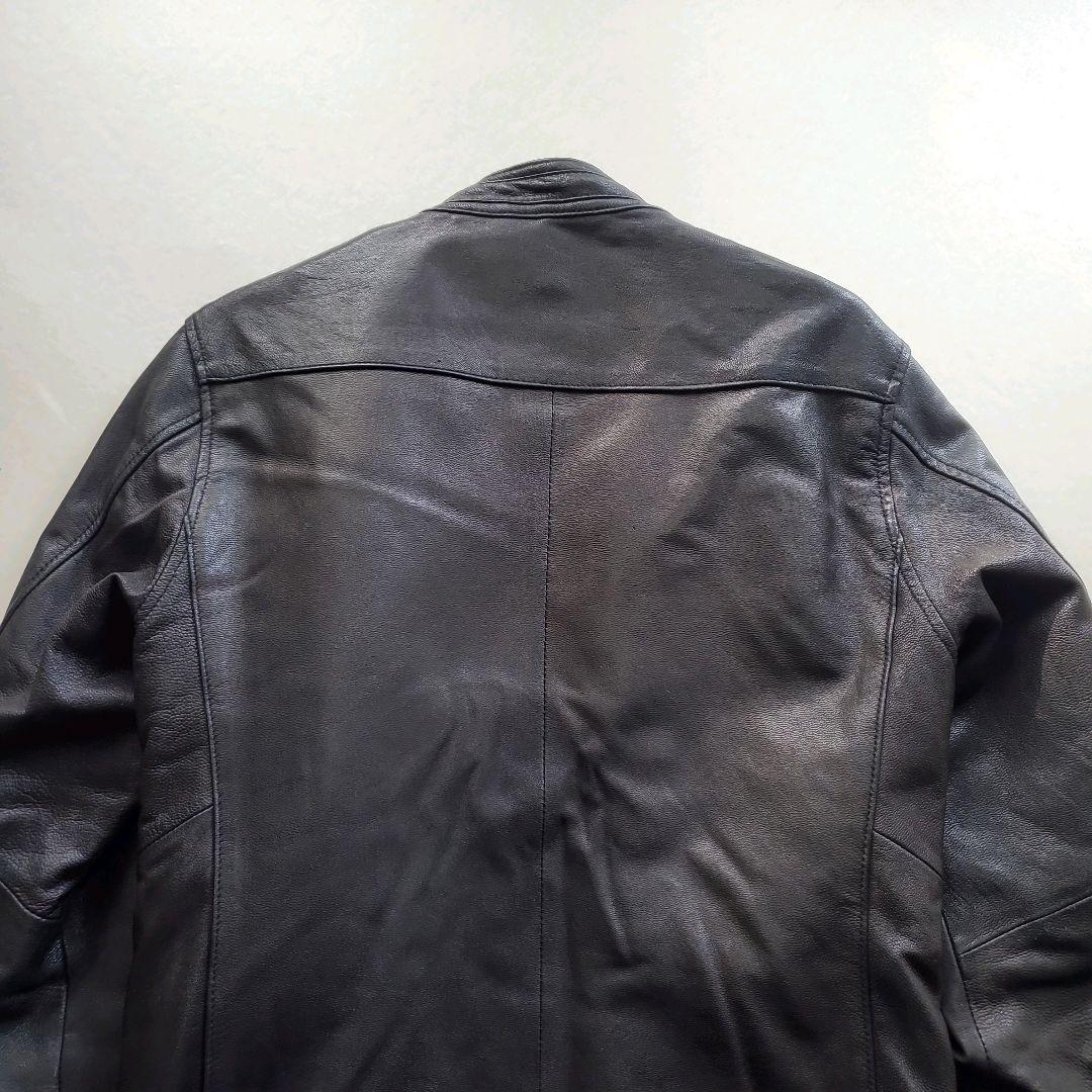 ユナイテッドアローズ やぎ革 ゴート レザージャケット 裏地キルティング　M