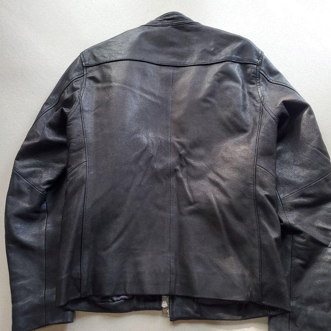 ユナイテッドアローズ やぎ革 ゴート レザージャケット 裏地キルティング　M