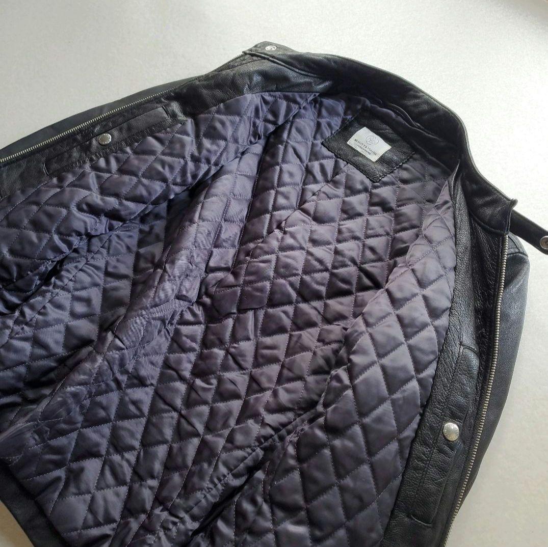 ユナイテッドアローズ やぎ革 ゴート レザージャケット 裏地キルティング　M