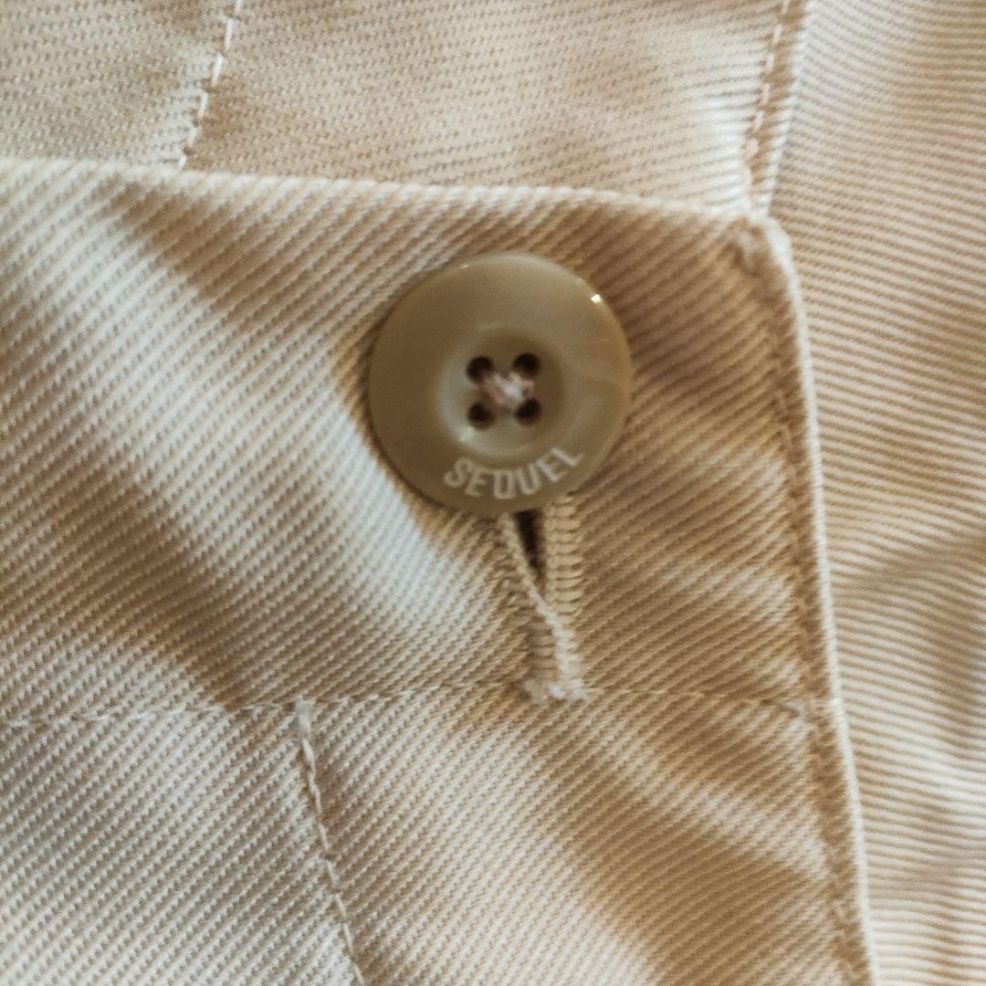 サイズM ベージュ チノパン SEQUEL TYPE-XFシークエル