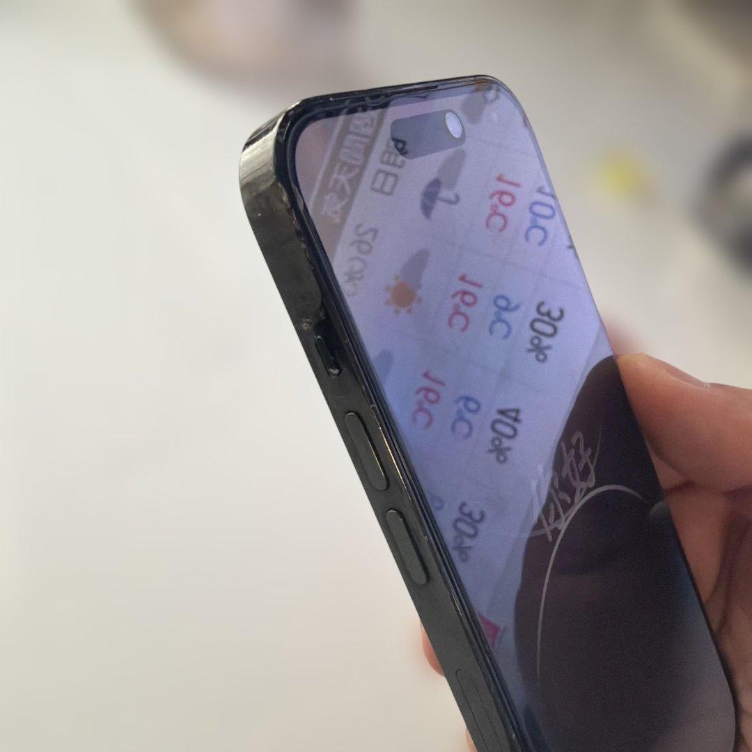 iPhone14pro 本体　SIMフリー　512GB ブラック　液晶新品交換済