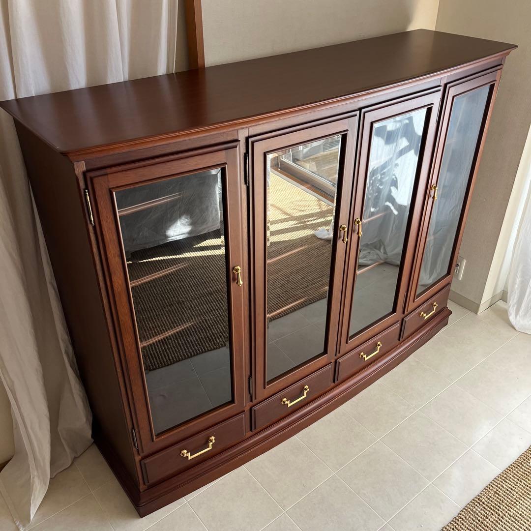 美品　マルニ　maruni マルニ木工　サイドボード　キャビネット　地中海　棚