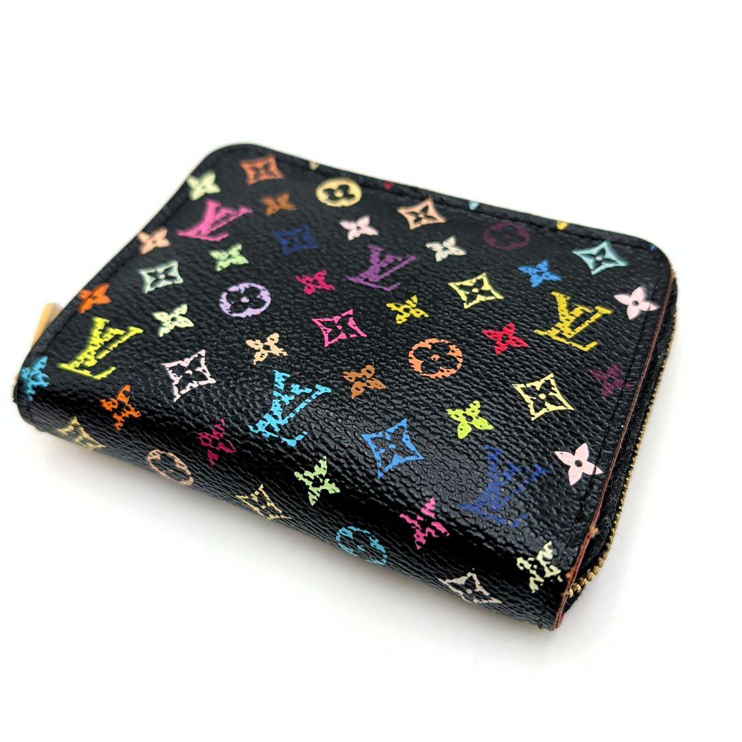 希少 ルイヴィトン ジッピーパース 小銭入れ マルチカラー ブラック 美品
