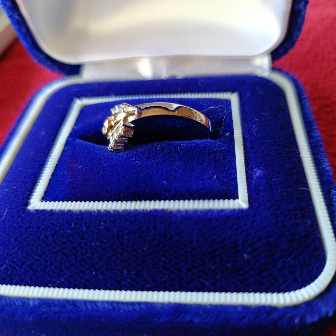 アクセサリー Pt900/K18DiaF.Ring