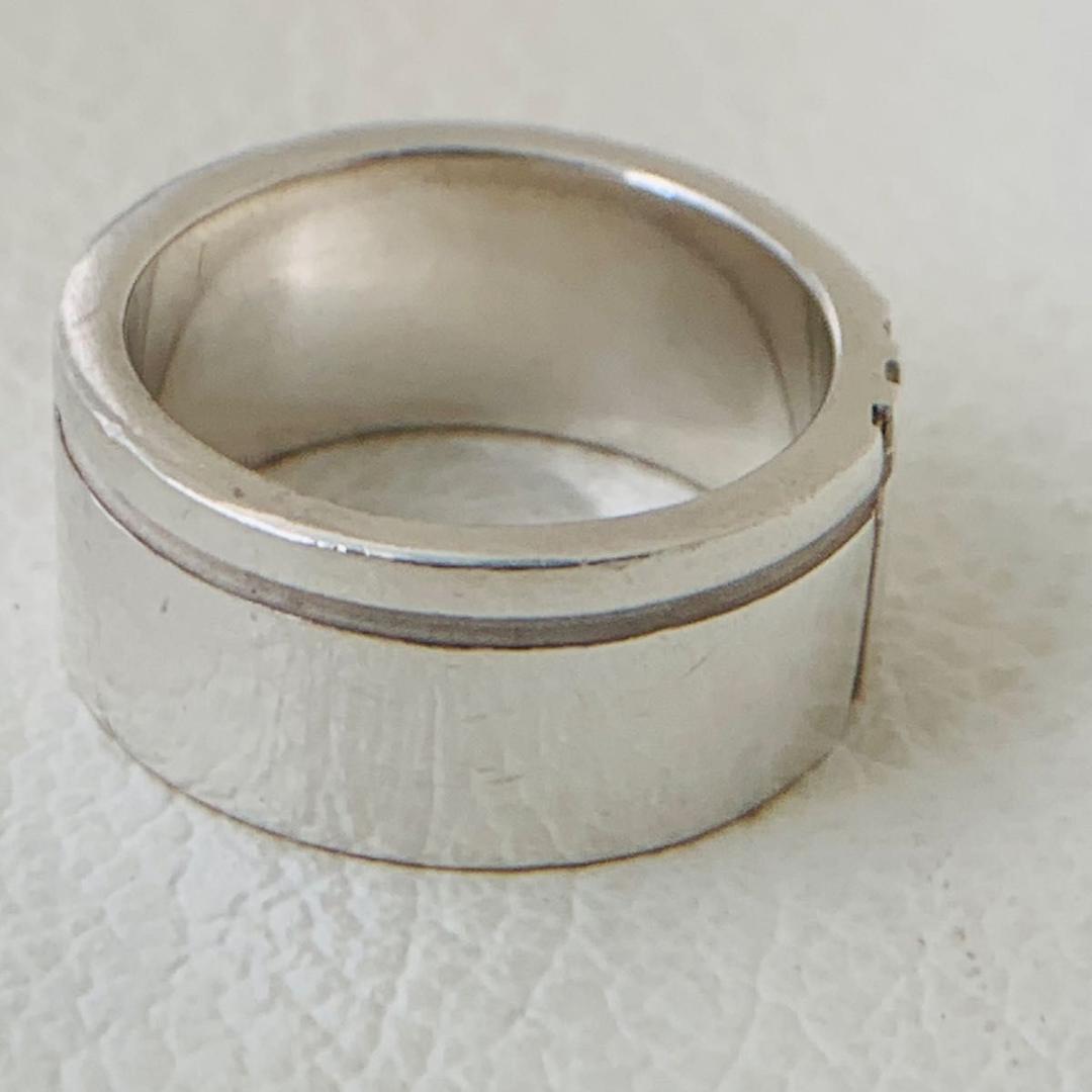 18号 バーバリー リング 指輪 ノバチェック 日本サイズ 相当 silver