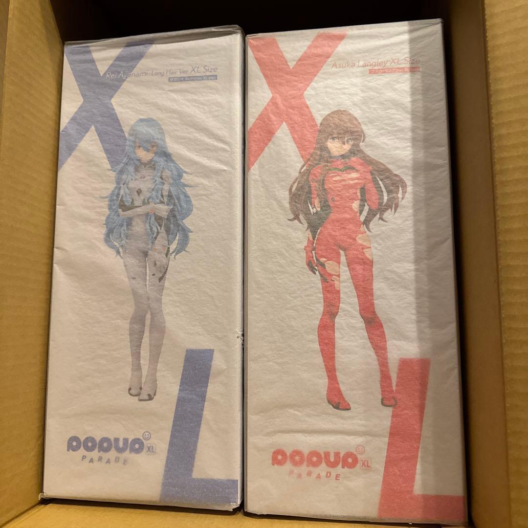 POP UP PARADE アスカ・ラングレー XL 綾波レイ XL