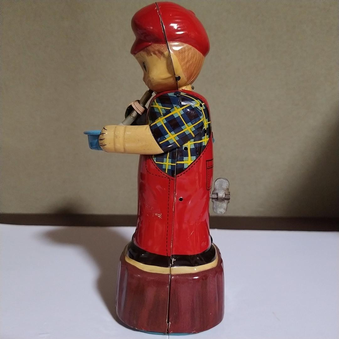 お*ん様 マルサン BUBBLING BOY シャボン玉 ブリキ