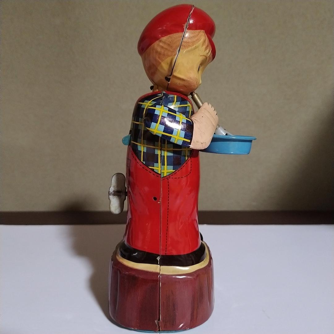 お*ん様 マルサン BUBBLING BOY シャボン玉 ブリキ