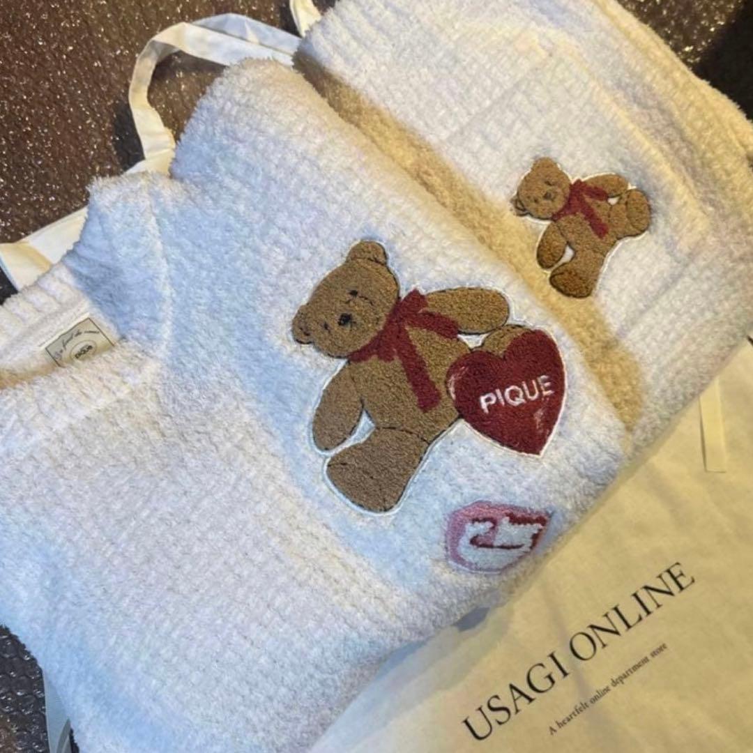 【新品未使用】ベビモコベアさがらプルオーバー＆ロングパンツセット