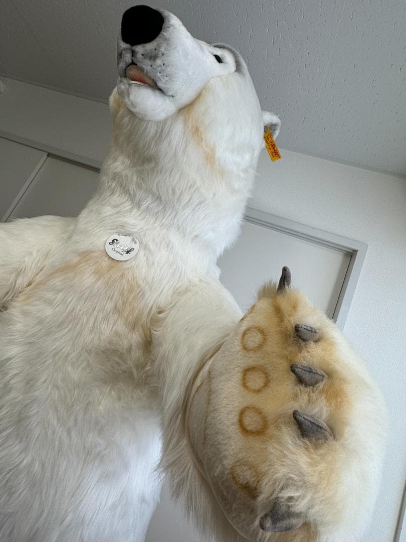 シュタイフ スタジオシリーズ ポーラベア 195cm EAN50161 希少特大