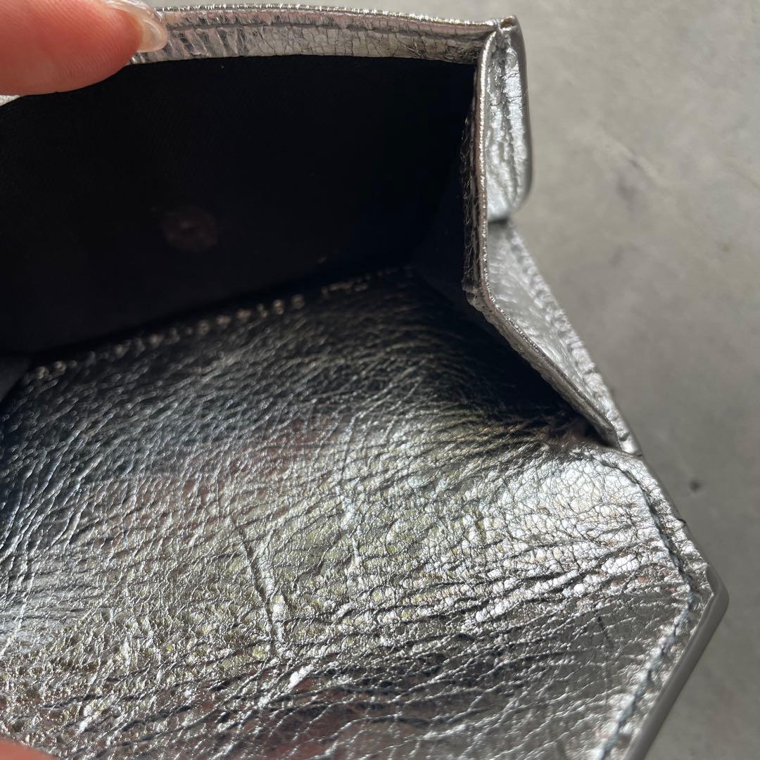 バレンシアガ BALENCIAGA ペーパーミニウォレット 三つ折り財布