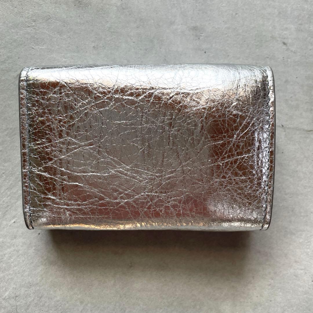 バレンシアガ BALENCIAGA ペーパーミニウォレット 三つ折り財布