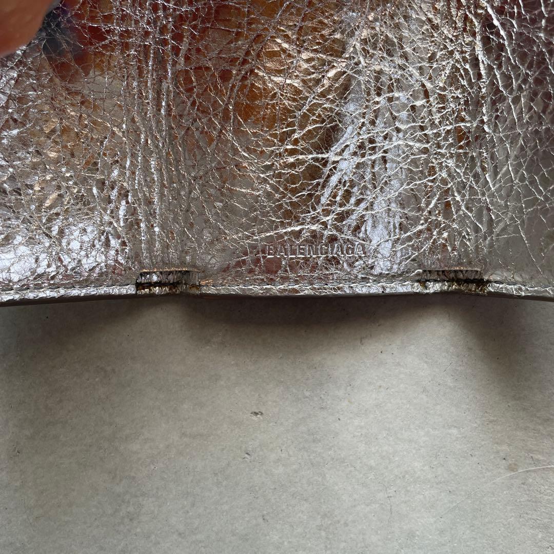 バレンシアガ BALENCIAGA ペーパーミニウォレット 三つ折り財布