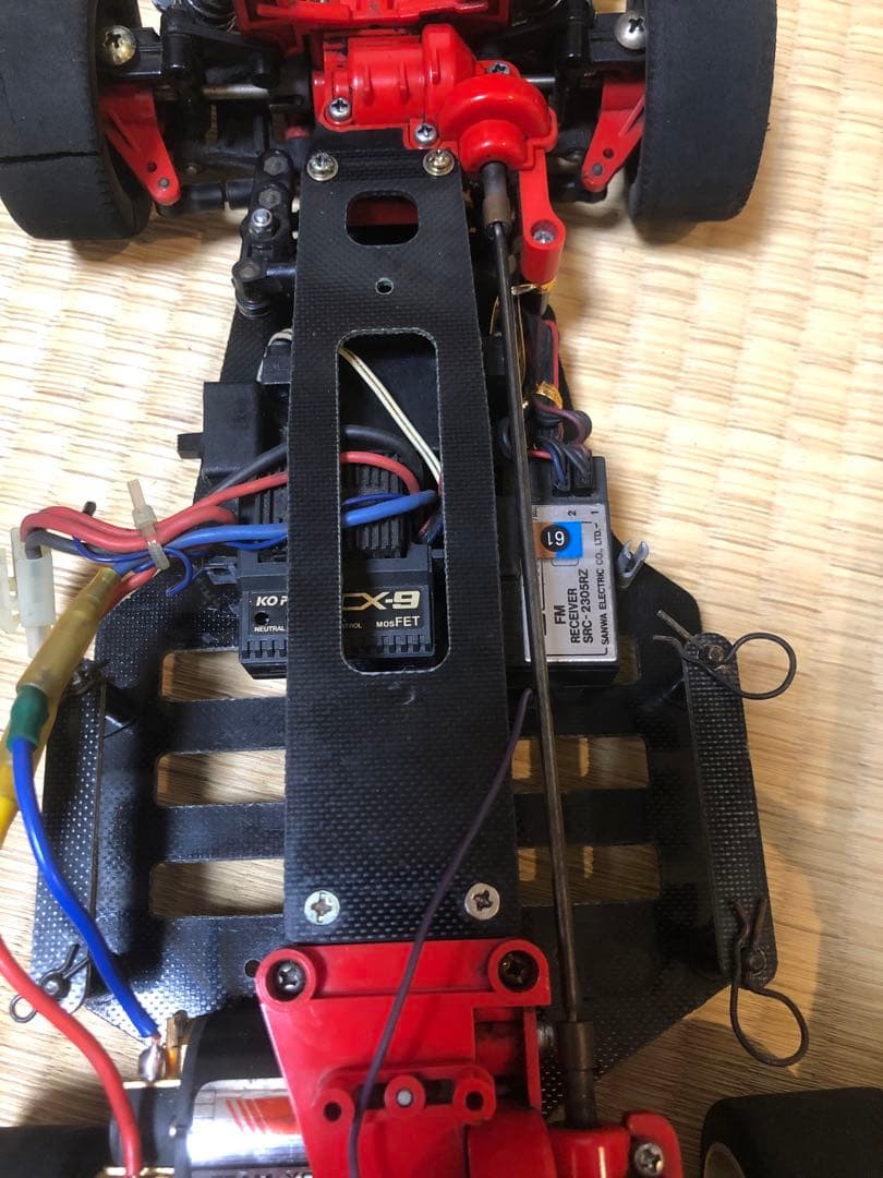 タミヤRCカー TA01/TA02？カーボンシャーシ仕様 プロポ付き フルセット