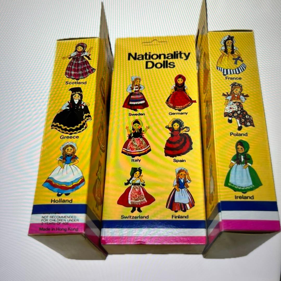 レトロNationalityDollsまとめて12カ国全12種　未開封　希少