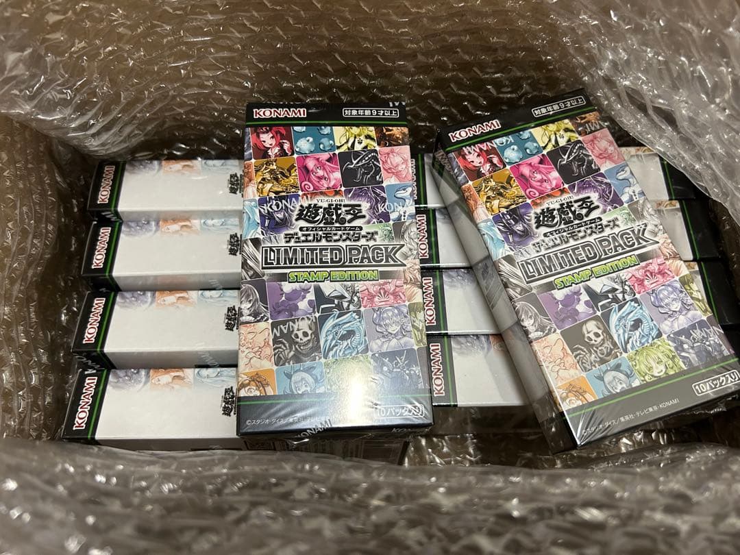 遊戯王 LIMITED PACK STAMP EDITION 未開封 10BOX