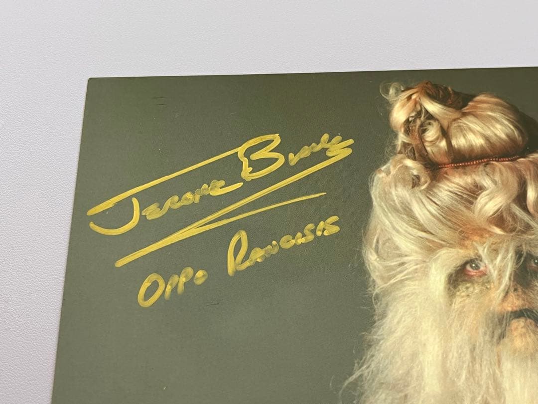 スターウォーズ　直筆サイン　オポー・ランシセス　２名