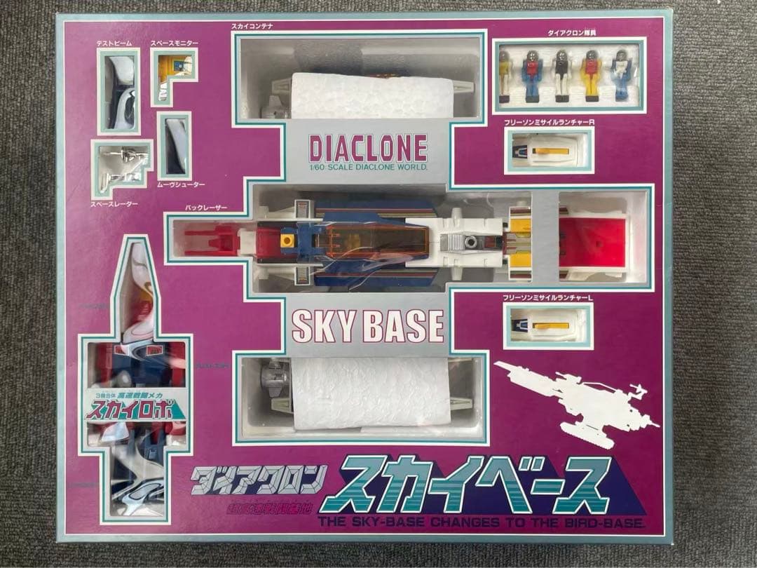超高速戦闘基地 スカイベース バードベース スカイロボ タカラ DIACLONE