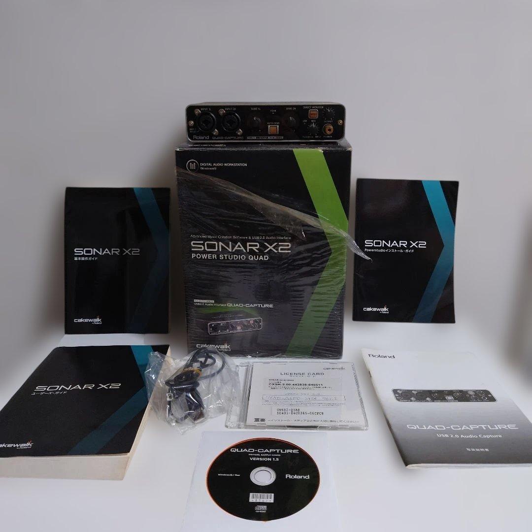 Roland UA-55 SONAR X2 POWER ローランド　セット