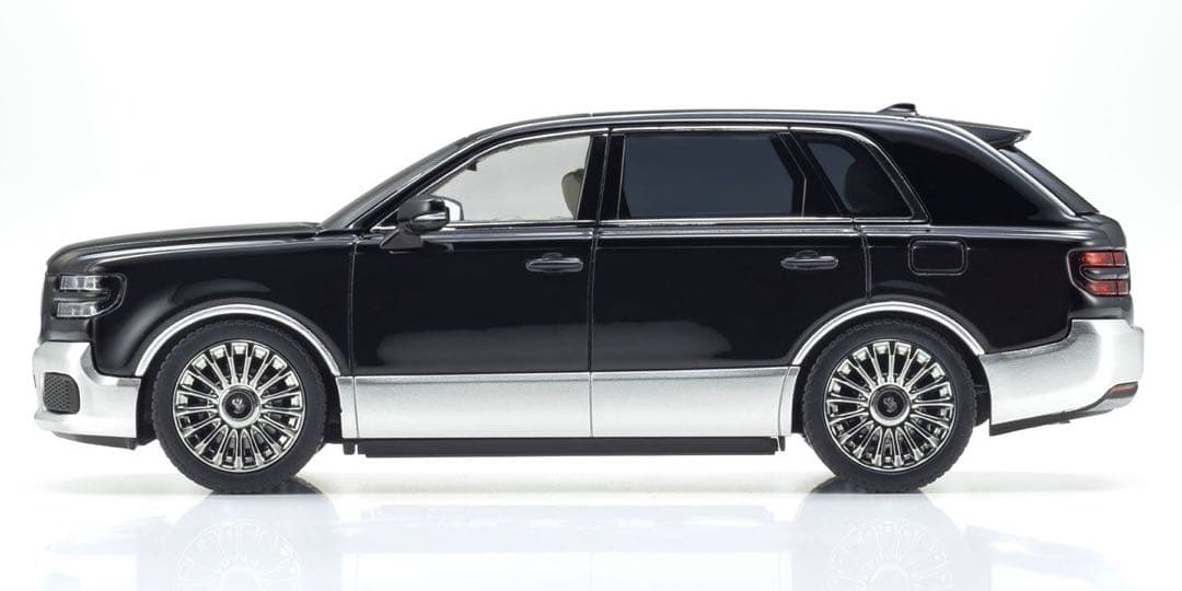 トヨタ センチュリー 京商オリジナル 1/43 (麟鳳/ブラックxシルバー)