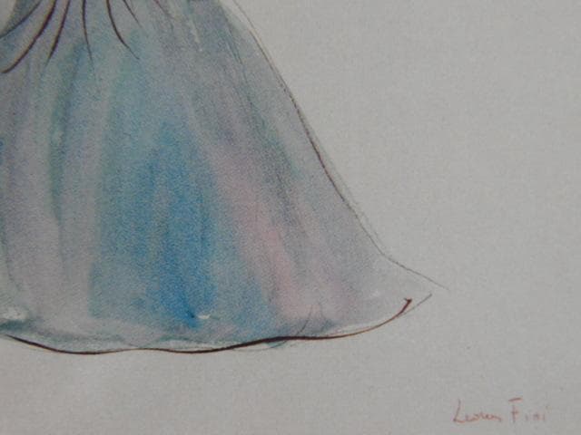 レオノール・フィニ「猫扮装」、希少画集より、状態良好、新品高級額装付