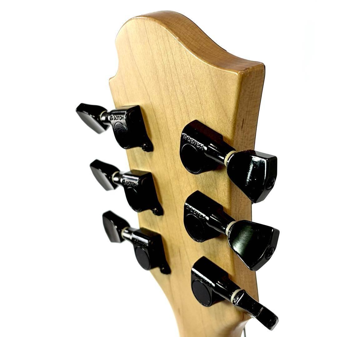 改造品　パッシブピックアップへ変更　Burny LS-55S レスポール タイプ