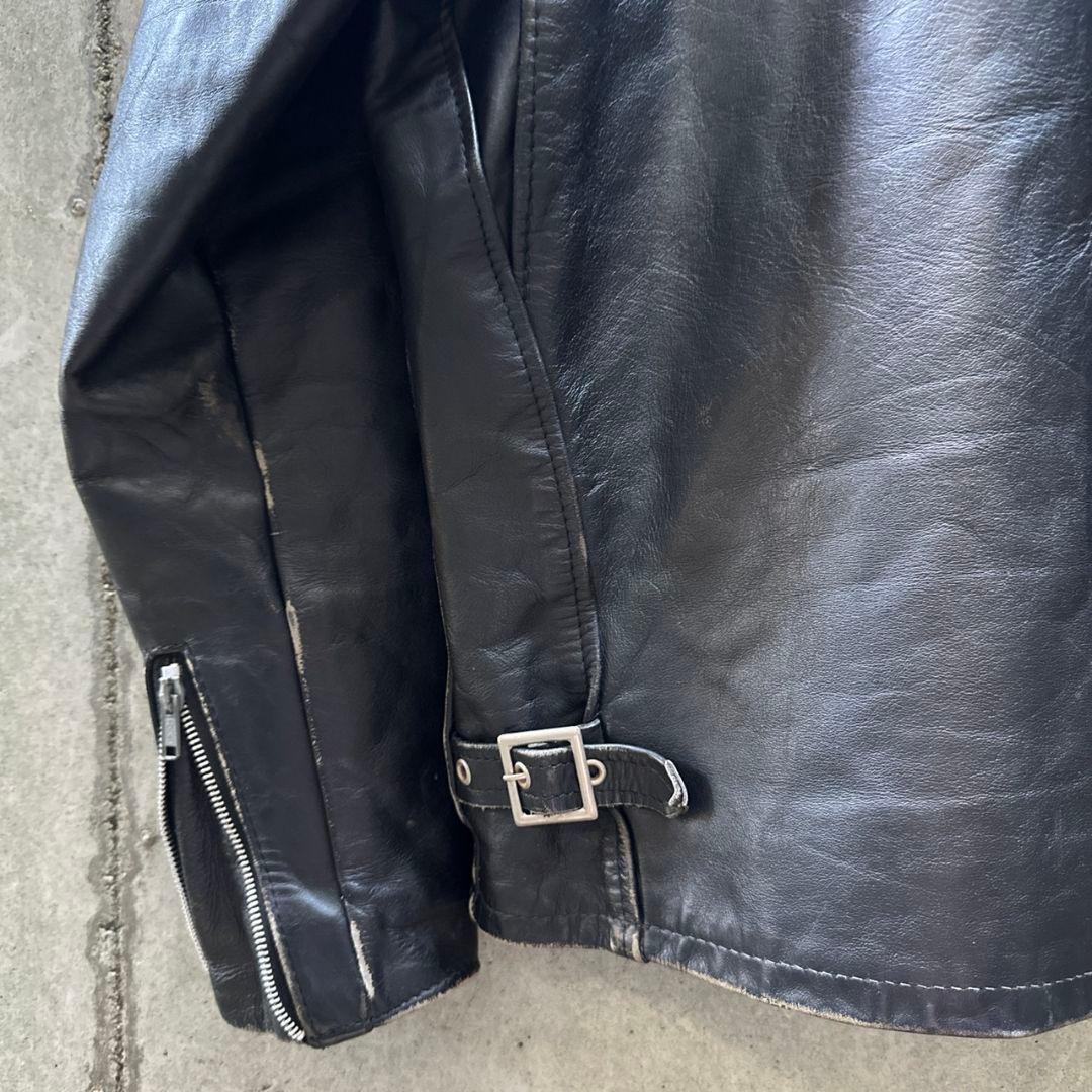 【USA製】schott スタンドカラー シングルライダース 641