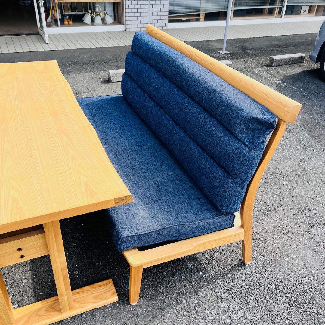 東京インテリア 藍花 ダイニングセット 4点 ウィドゥ・スタイル ベンチタイプ