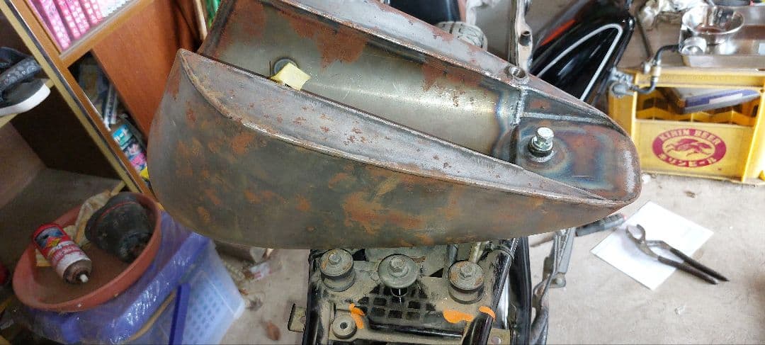 SR400用　スポーツスタータンク　ロートンネル　lani65さん専用