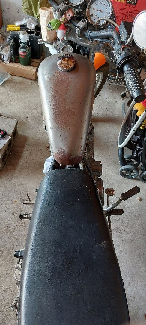 SR400用　スポーツスタータンク　ロートンネル　lani65さん専用