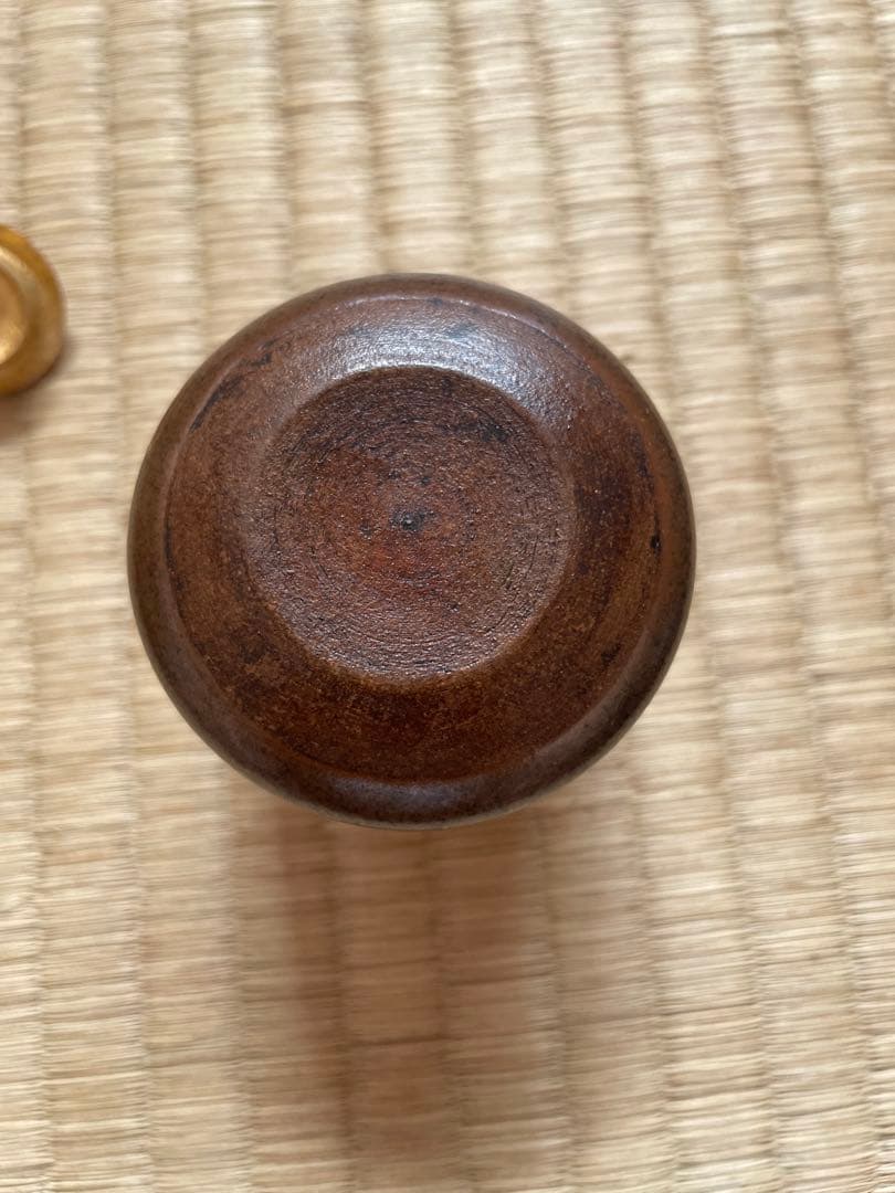 尻張茶入　銘猿若　赤星家宝物