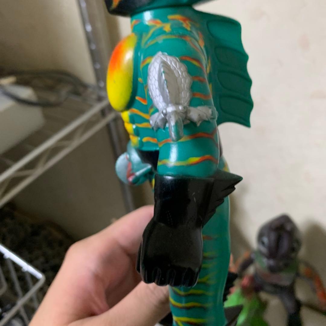 旧バンダイ　仮面ライダーアマゾン　ソフビ